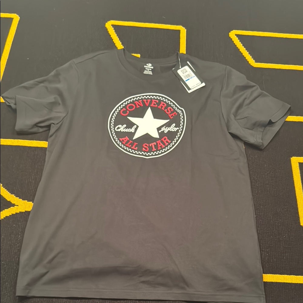 Converse Gray Short Sleeve Tee with Star Emblem